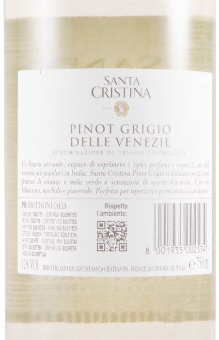 2022 Santa Cristina Pinot Grigio white