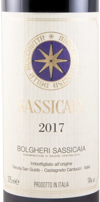 2017 Tenuta San Guido Sassicaia Bolgheri red 37.5cl