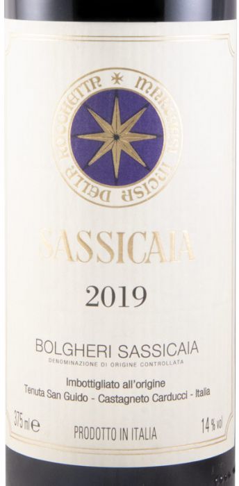 2019 Tenuta San Guido Sassicaia Bolgheri tinto 37,5cl