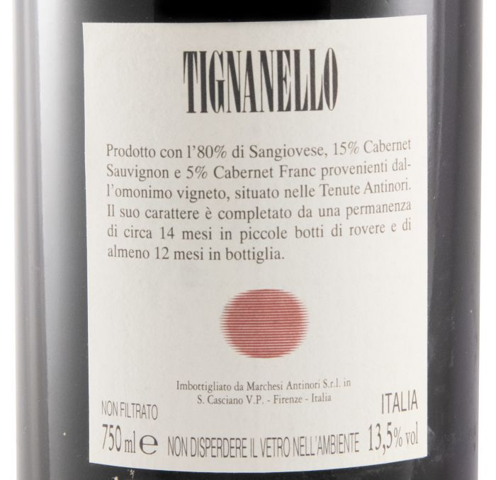 1998 Tignanello red