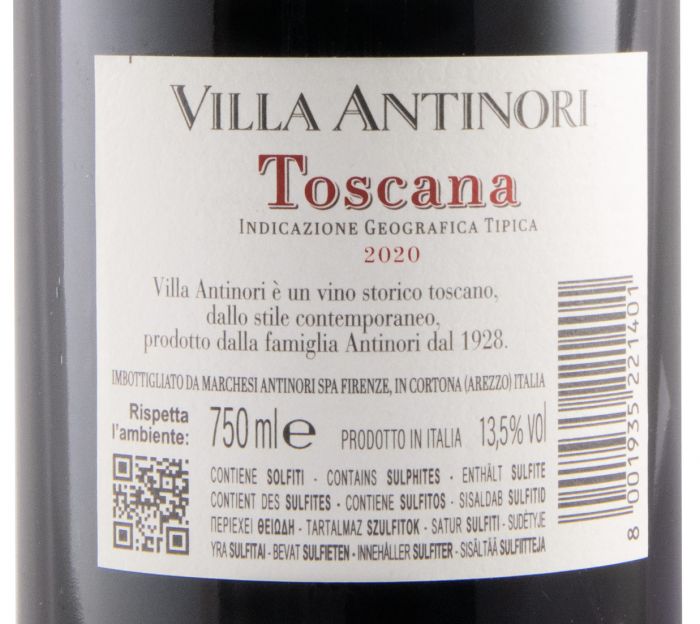 2020 Villa Antinori Chianti Classico red