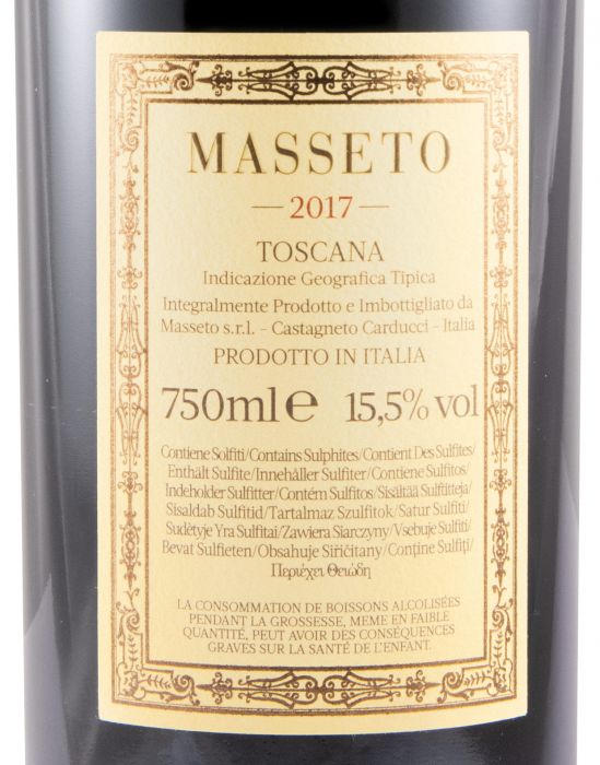 2017 Masseto tinto