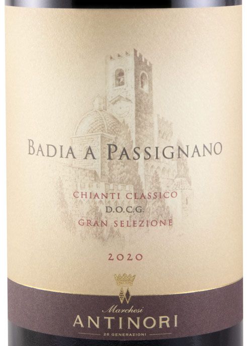 2020 Badia a Passignano Chianti Classico red