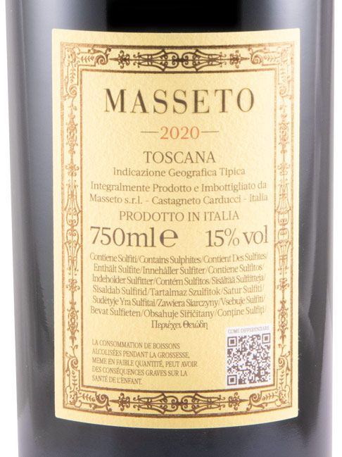 2020 Masseto tinto