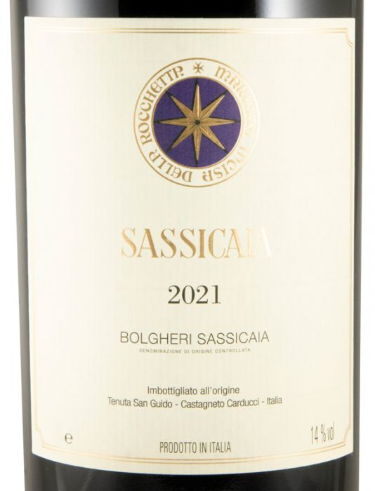 2021 Tenuta San Guido Sassicaia Bolgheri tinto 6L