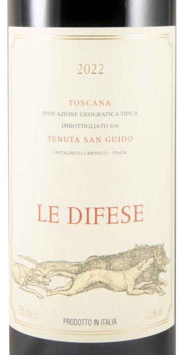 2022 Tenuta San Guido Le Difese Toscana red