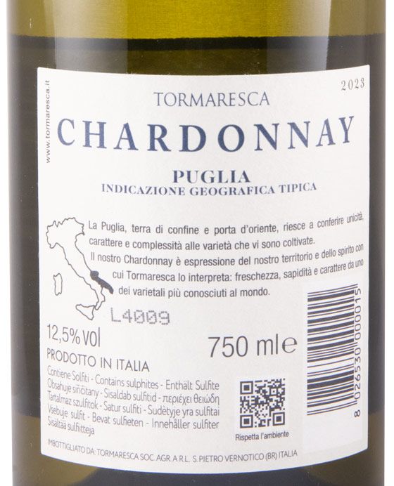 2023 Tormaresca Chardonnay white
