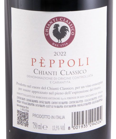 2022 Pèppoli Chianti Classico red