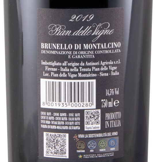 2019 Pian delle Vigne Brunello di Montalcino tinto