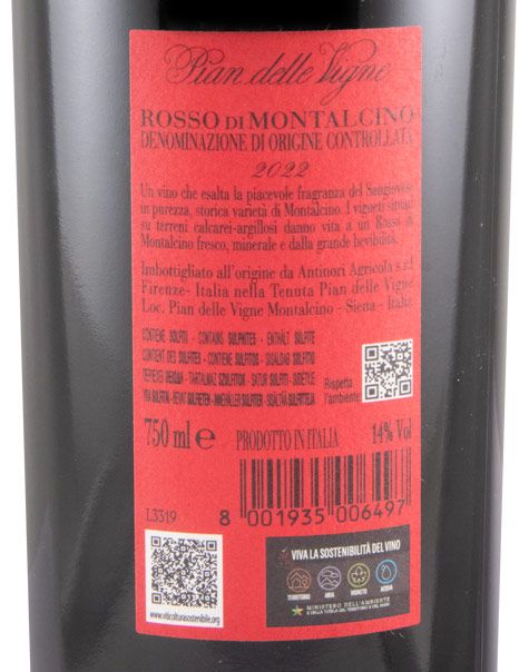 2022 Pian delle Vigne Rosso di Montalcino red