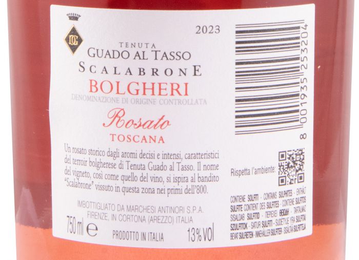 2023 Tenuta Guado al Tasso Scalabrone Bolgheri rosé