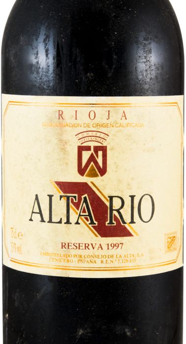 1997 Alta Rio Reserva Rioja red