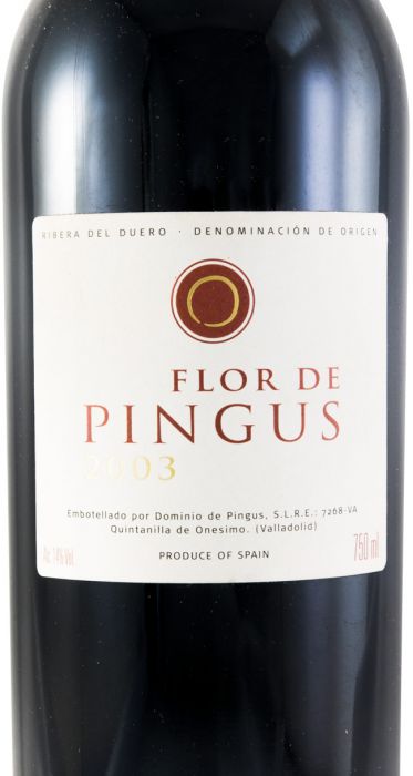 2003 Flor de Pingus Ribera del Duero red