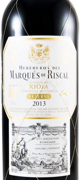 2013 Marqués de Riscal Reserva Rioja tinto