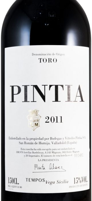2011 Pintia Toro tinto 1,5L