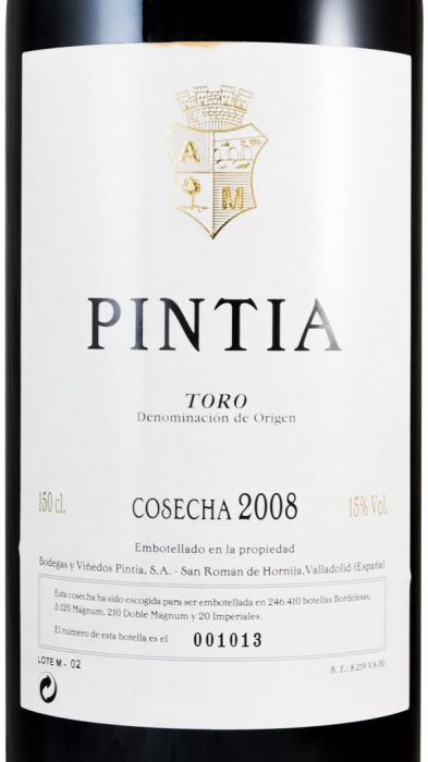 2008 Pintia Toro tinto 1,5L