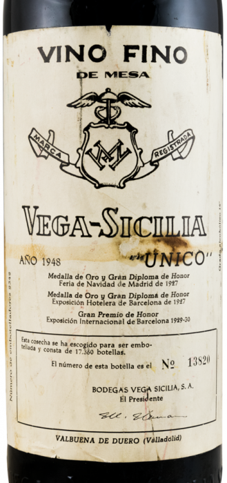 1948 Vega-Sicilia Unico Ribera del Duero tinto