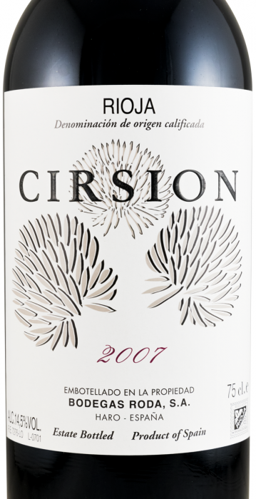 2007 Cirsion Rioja red