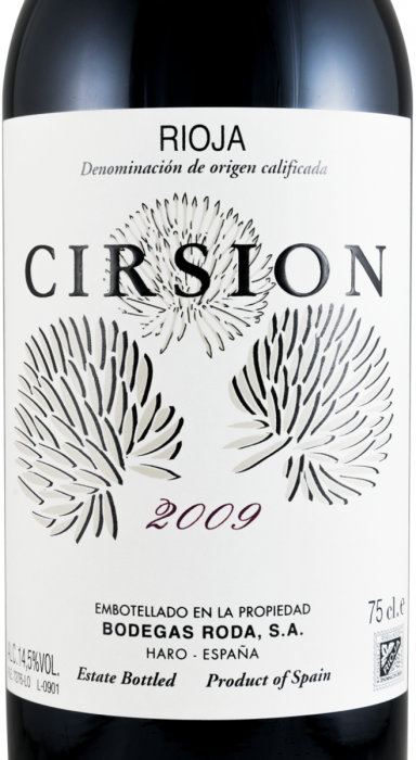 2009 Cirsion Rioja red
