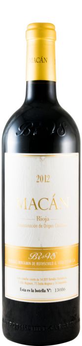 2012 Benjamin de Rothschild & Vega-Sicilia Macán Rioja red