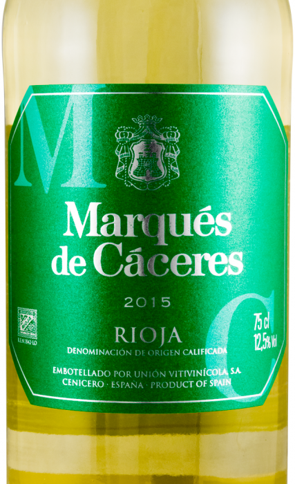 2015 Marqués de Cáceres Blanco Rioja white
