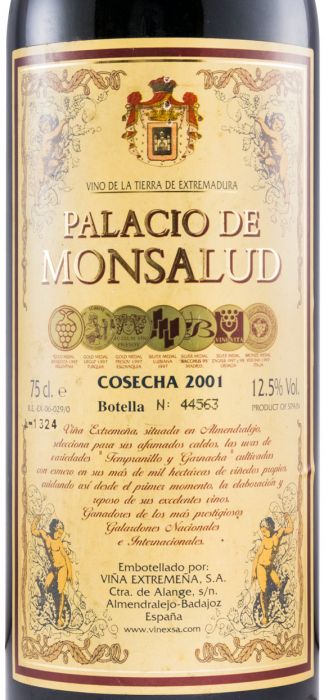 2001 Vina Extremena Palacio de Monsalud tinto