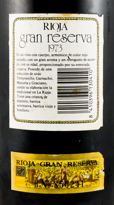 1973 Berberana Gran Reserva Rioja tinto