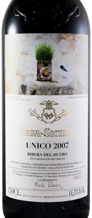 2007 Vega-Sicilia Unico Ribera del Duero red 1.5L