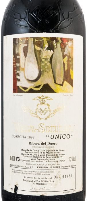 1983 Vega-Sicilia Unico Ribera del Duero tinto 1,5L