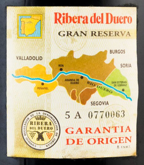 1986 Vega-Sicilia Unico Ribera del Duero tinto 1,5L