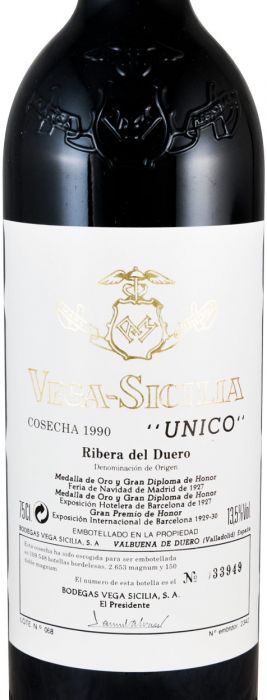 1990 Vega-Sicilia Unico Ribera del Duero tinto