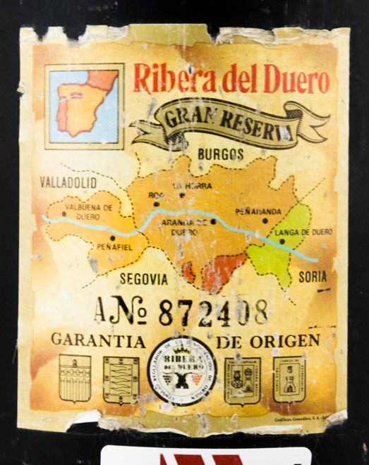 1990 Vega-Sicilia Unico Reserva Especial Ribera del Duero red
