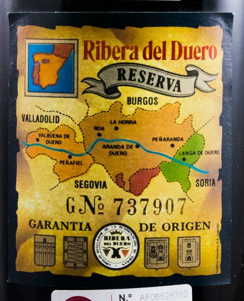 1986 Vega-Sicilia Valbuena 5º Ribera del Duero red
