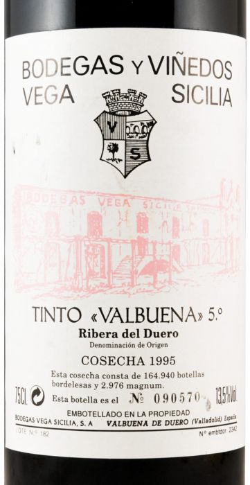 1995 Vega-Sicilia Valbuena 5º Ribera del Duero tinto