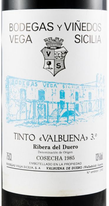 1985 Vega-Sicilia Valbuena 3º Ribera del Duero red