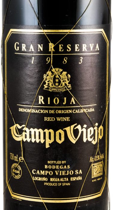 1983 Campo Viejo Gran Reserva Rioja red