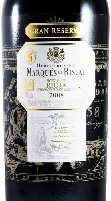 2008 Marqués de Riscal Gran Reserva Rioja tinto