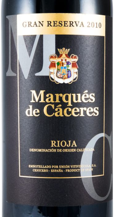 2010 Marqués de Cáceres Gran Reserva Rioja tinto