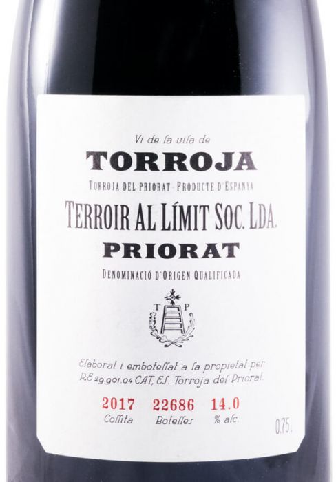 2017 Terroir al Límit Torroja Priorat tinto