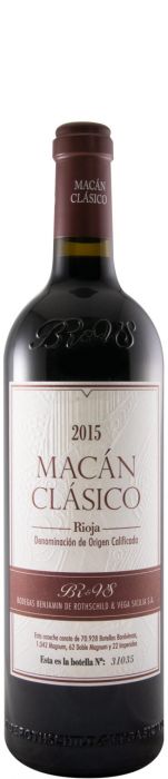 2015 Benjamin de Rothschild & Vega-Sicilia Macán Clásico Rioja tinto