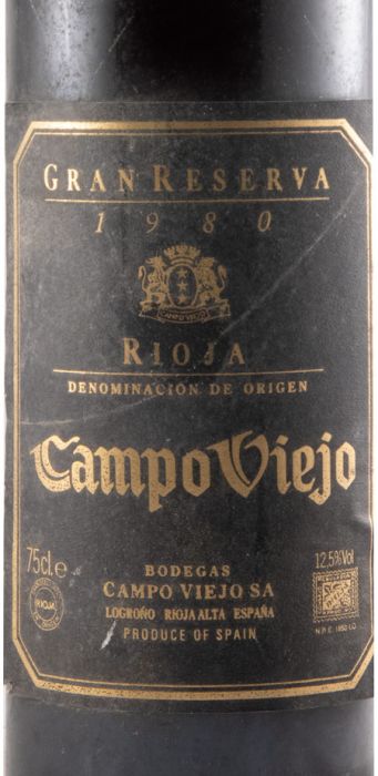 1980 Campo Viejo Gran Reserva Rioja red