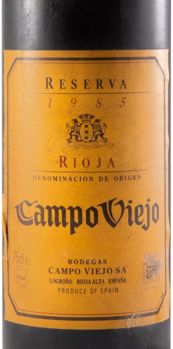 1985 Campo Viejo Gran Reserva Rioja red