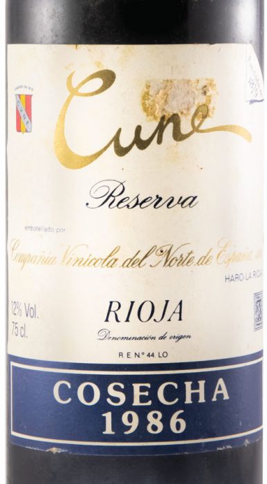 1986 Cune Reserva Rioja tinto