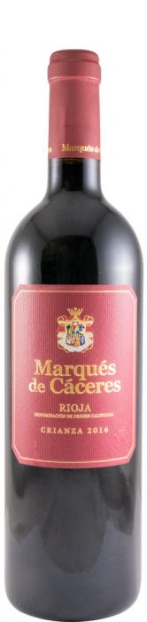 2016 Marqués de Cáceres Crianza Rioja red