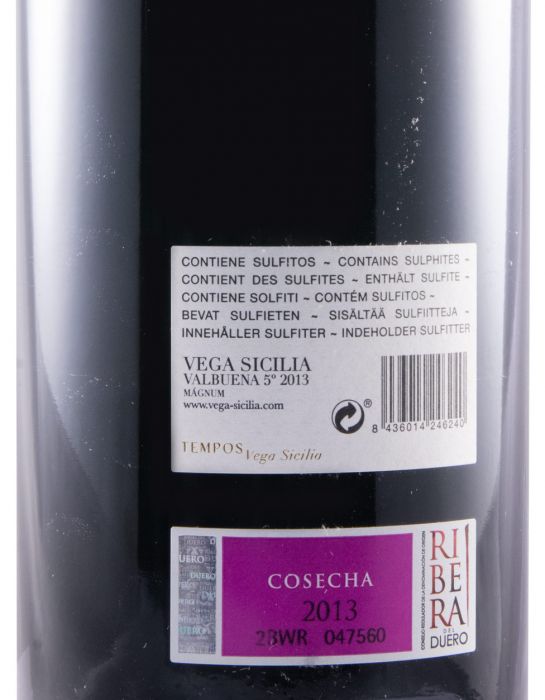 2013 Vega-Sicilia Valbuena 5º Ribera del Duero tinto 1,5L