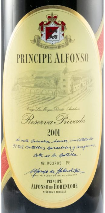 2001 Principe Alfonso Reserva Privada red