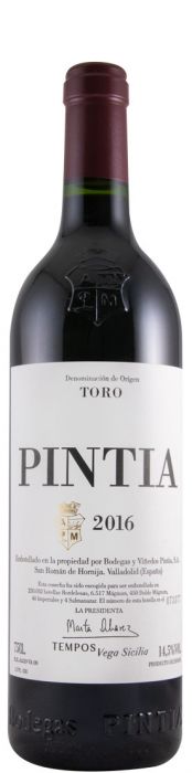 2016 Pintia Toro red