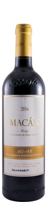 2016 Benjamin de Rothschild & Vega-Sicilia Macán Rioja red