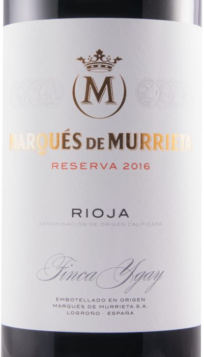 2016 Marqués de Murrieta Reserva Rioja red