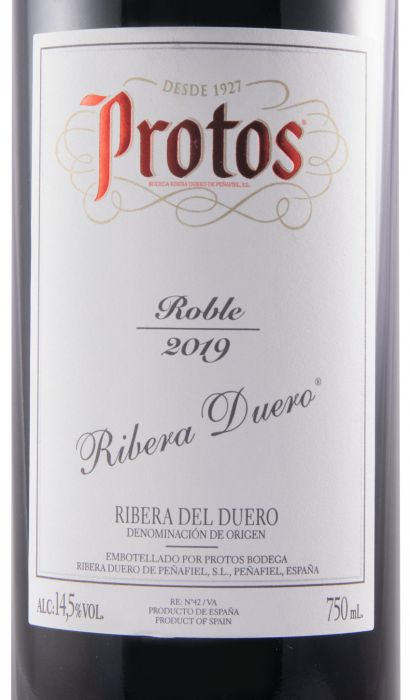 2019 Protos Roble Ribera del Duero red
